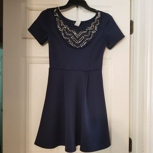 Blue cocktail dress from ModCloth